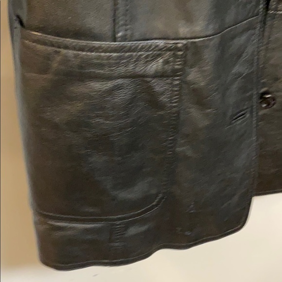 Vintage Wilson leather oversized trendy fit jacket - Picture 5 of 12